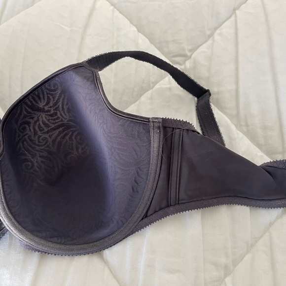 EMPREINTE Dark Purple Textured Bra - Picture 2 of 7